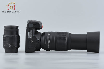 【中古】Nikon ニコン D5500 ブラック ダブルズームキット シャッター回数僅少
