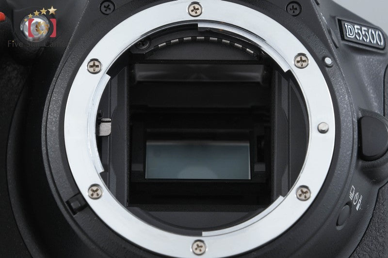 中古】Nikon ニコン D5500 ブラック ダブルズームキット シャッター