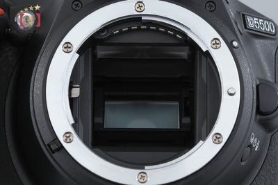 【中古】Nikon ニコン D5500 ブラック ダブルズームキット シャッター回数僅少