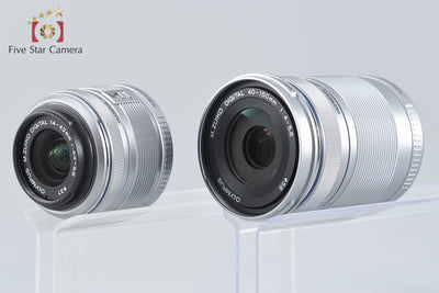 【中古】OLYMPUS オリンパス PEN Lite E-PL3 ダブルズームレンズキット シルバー シャッター回数僅少