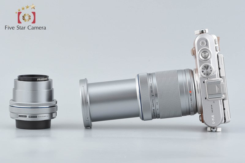 中古】OLYMPUS オリンパス PEN E-PL8 ダブルズームキット ブラウン