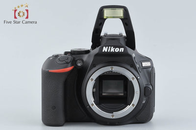 【中古】Nikon ニコン D5500 ブラック 18-55mm VR II レンズキット シャッター回数僅少 元箱付き