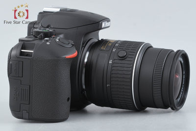 【中古】Nikon ニコン D5500 ブラック 18-55mm VR II レンズキット シャッター回数僅少 元箱付き