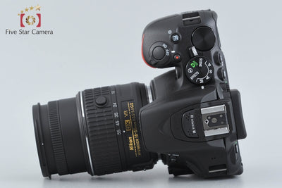 【中古】Nikon ニコン D5500 ブラック 18-55mm VR II レンズキット シャッター回数僅少 元箱付き