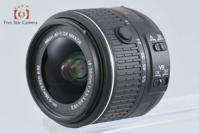【中古】Nikon ニコン D5500 ブラック 18-55mm VR II レンズキット シャッター回数僅少 元箱付き