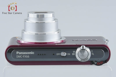 【中古】Panasonic パナソニック LUMIX DMC-FX66 バイオレット コンパクトデジタルカメラ 元箱付き