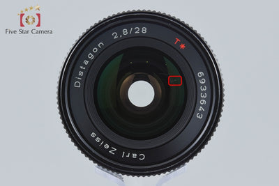 【中古】CONTAX コンタックス Carl Zeiss Distagon 28mm f/2.8 T* MMJ