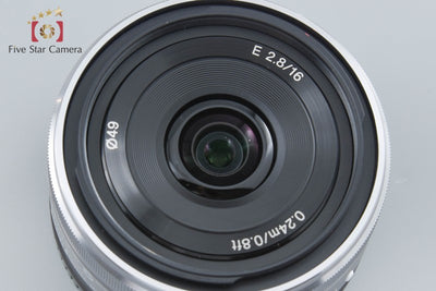 【中古】SONY ソニー E 16mm f/2.8 SEL16F28