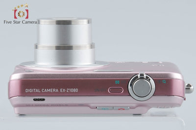【中古】Casio カシオ EXILIM ZOOM EX-Z1080 ピンク コンパクトデジタルカメラ