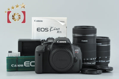 【中古】Canon キヤノン EOS Kiss X7i ダブルズームキット