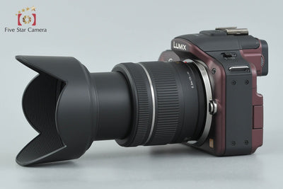 【中古】Panasonic パナソニック DMC-G3 センシュアルブラウン + G VARIO 14-42mm f/3.5-5.6 ASPH. MEGA O.I.S. H-FS014042 シャッター回数僅少