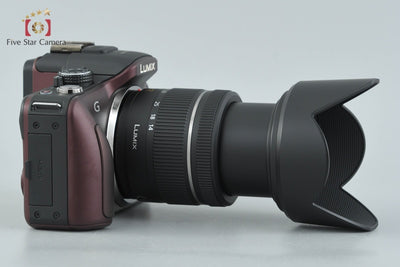 【中古】Panasonic パナソニック DMC-G3 センシュアルブラウン + G VARIO 14-42mm f/3.5-5.6 ASPH. MEGA O.I.S. H-FS014042 シャッター回数僅少
