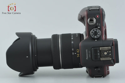 【中古】Panasonic パナソニック DMC-G3 センシュアルブラウン + G VARIO 14-42mm f/3.5-5.6 ASPH. MEGA O.I.S. H-FS014042 シャッター回数僅少