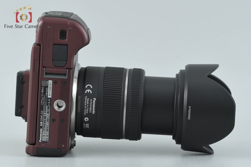 中古】Panasonic パナソニック DMC-G3 センシュアルブラウン + G VARIO