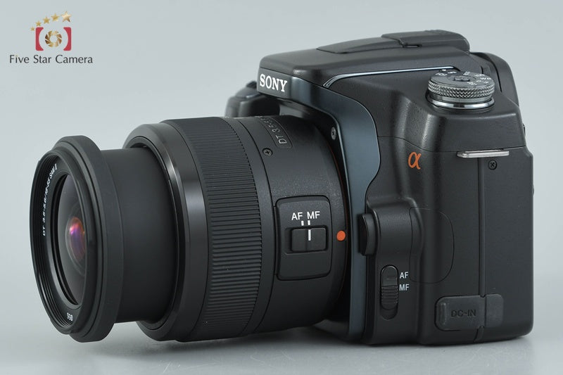 SONY デジカメ　α100 DSLR-A100 末使用 中古】SONY ソニー α100 DSLR-A100 ブラック + DT 18-55mm f/3.5-5.6
