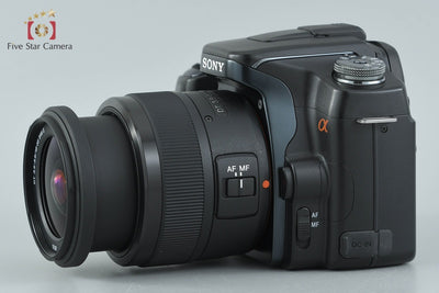 【中古】SONY ソニー α100 DSLR-A100 ブラック + DT 18-55mm f/3.5-5.6 SAM II SAL18552