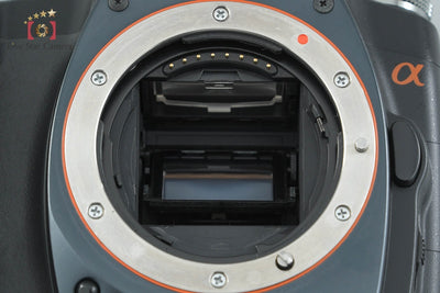 【中古】SONY ソニー α100 DSLR-A100 ブラック + DT 18-55mm f/3.5-5.6 SAM II SAL18552
