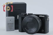 【中古】Nikon ニコン 1 J5 ブラック 標準パワーズームキット シャッター回数僅少