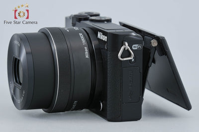 【中古】Nikon ニコン 1 J5 ブラック 標準パワーズームキット シャッター回数僅少