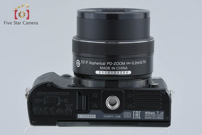 【中古】Nikon ニコン 1 J5 ブラック 標準パワーズームキット シャッター回数僅少