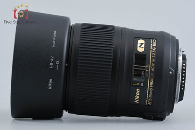 【中古】Nikon ニコン AF-S MICRO NIKKOR 60mm f/2.8 G ED