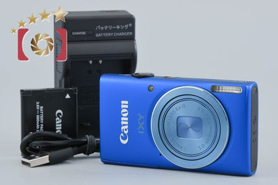 【中古】Canon キヤノン IXY 100F ブルー コンパクトデジタルカメラ