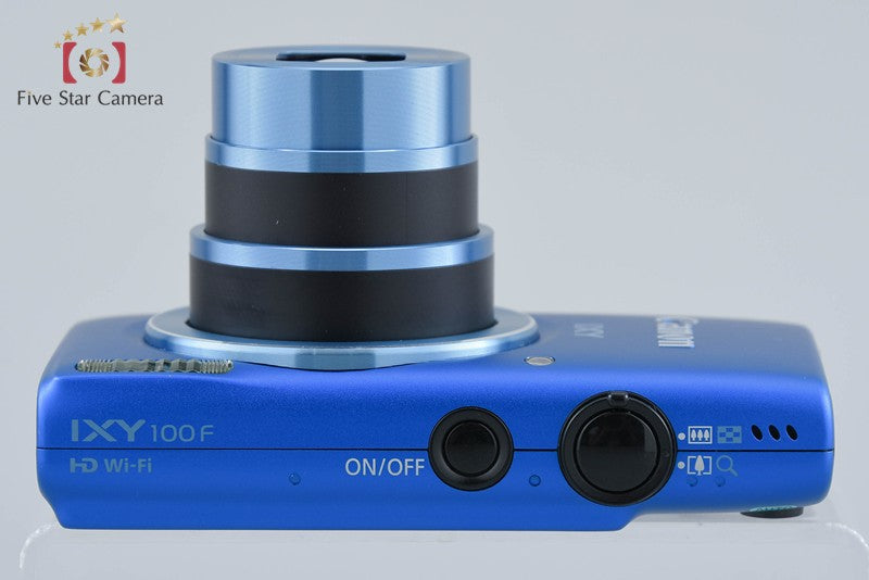 中古】Canon キヤノン IXY 100F ブルー コンパクトデジタルカメラ