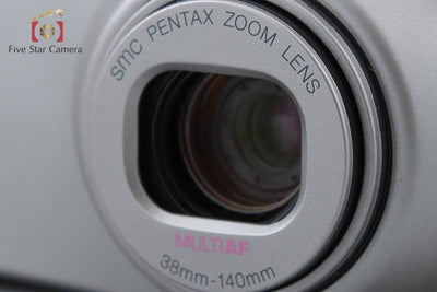 【中古】PENTAX ペンタックス ESPIO 140 シルバー コンパクトフィルムカメラ