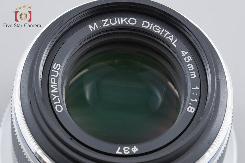 中古】OLYMPUS オリンパス M.ZUIKO DIGITAL 45mm f/1.8 シルバー 元箱