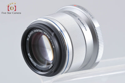 【中古】OLYMPUS オリンパス M.ZUIKO DIGITAL 45mm f/1.8 シルバー 元箱付き