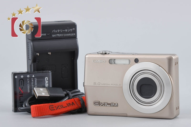 【中古】Casio カシオ EXILIM EX-Z500 ゴールド コンパクトデジタルカメラ