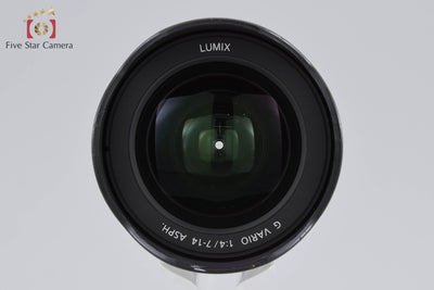 【中古】Panasonic パナソニック LUMIX G VARIO 7-14mm f/4 ASPH. H-F007014