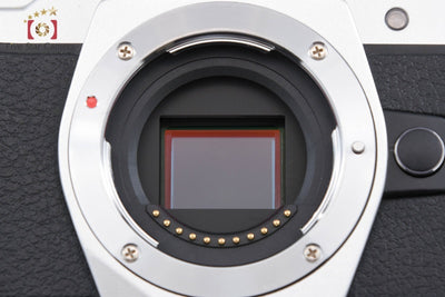 【中古】OLYMPUS オリンパス OM-D E-M10 Mark II EZ ダブルズームキット シルバー シャッター回数僅少 元箱付き