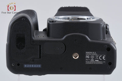 【中古】PENTAX ペンタックス K-3 デジタル一眼レフカメラ 元箱付き