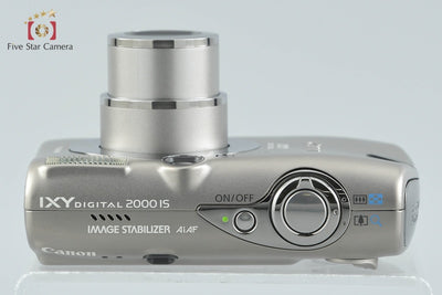 【中古】Canon キヤノン IXY Digital 2000 IS ゴールド コンパクトデジタルカメラ