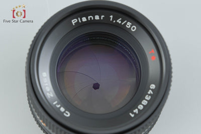 【中古】CONTAX コンタックス Carl Zeiss Planar 50mm f/1.4 T* AEJ