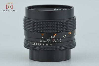 【中古】CONTAX コンタックス Carl Zeiss Planar 50mm f/1.4 T* AEJ