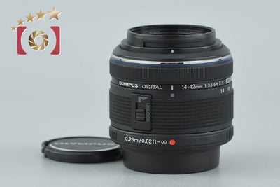 【中古】OLYMPUS オリンパス M.ZUIKO DIGITAL 14-42mm f/3.5-5.6 II R ブラック