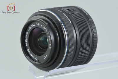 【中古】OLYMPUS オリンパス M.ZUIKO DIGITAL 14-42mm f/3.5-5.6 II R ブラック