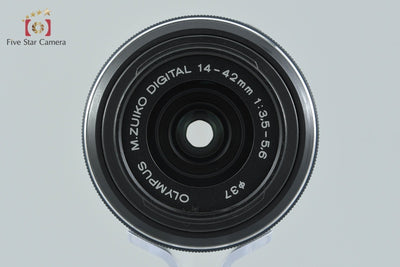 【中古】OLYMPUS オリンパス M.ZUIKO DIGITAL 14-42mm f/3.5-5.6 II R ブラック