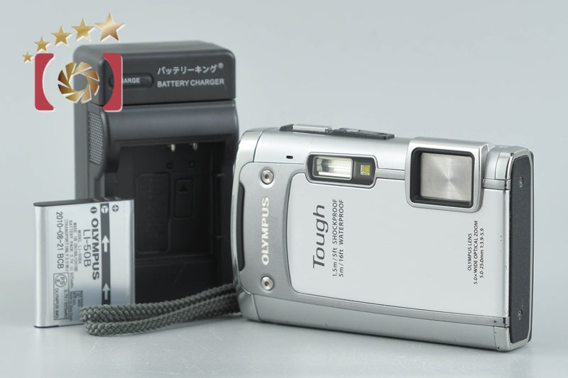 【中古】OLYMPUS オリンパス TOUGH TG-615 シルバー コンパクトデジタルカメラ