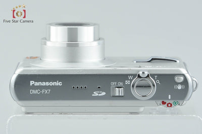 【中古】Panasonic パナソニック LUMIX DMC-FX7 シルキーシルバー コンパクトデジタルカメラ