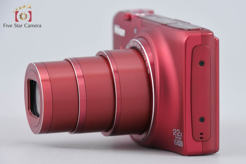 Nikon COOLPIX S9500 レッド コンデジ デジカメ 中古】Nikon ニコン COOLPIX S9500 ヴェルヴェットレッド コンパクト