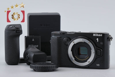 【中古】Nikon ニコン 1 V3 ブラック ミラーレス一眼カメラ シャッター回数僅少