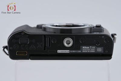 【中古】Nikon ニコン 1 V3 ブラック ミラーレス一眼カメラ シャッター回数僅少