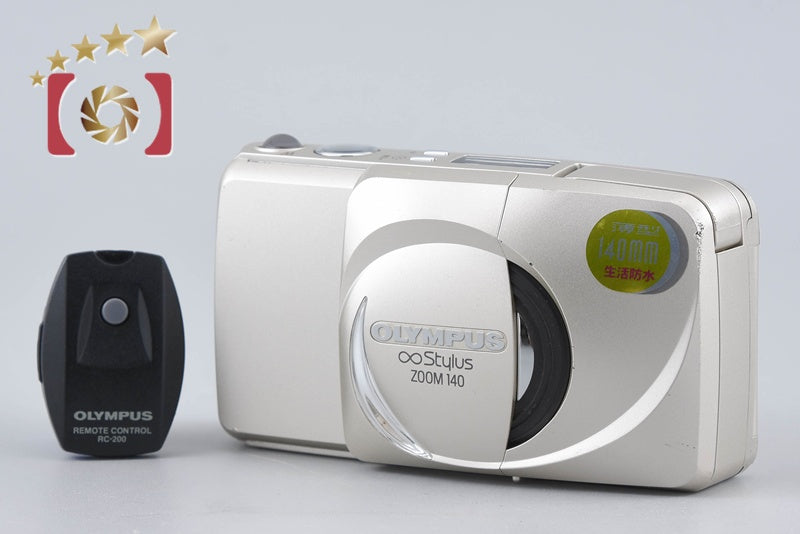 【中古】OLYMPUS オリンパス ∞ STYLUS ZOOM 140 シャンパンゴールド コンパクトフィルムカメラ