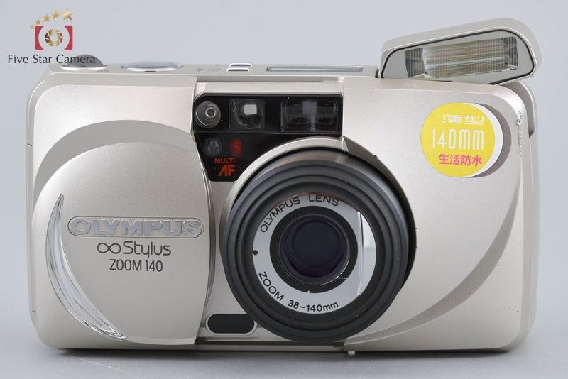 中古】OLYMPUS オリンパス ∞ STYLUS ZOOM 140 シャンパンゴールド