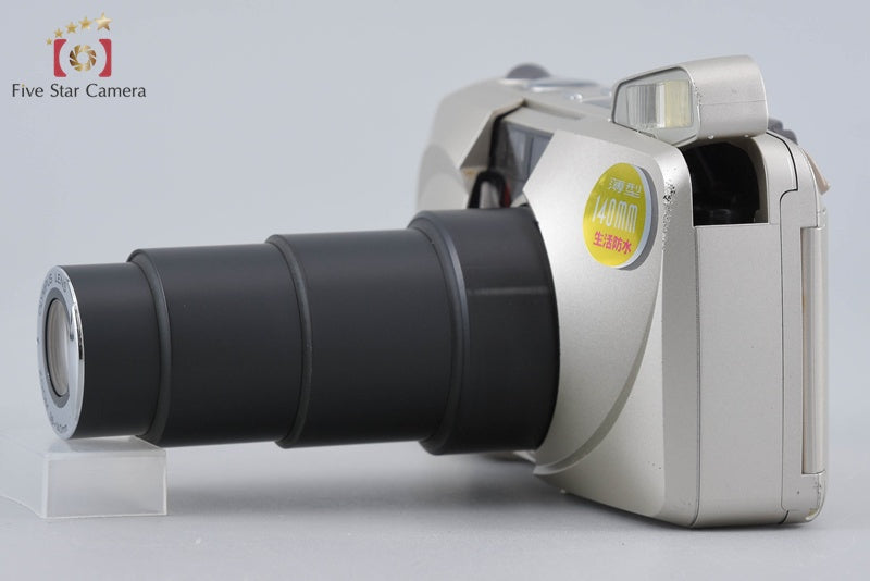 中古】OLYMPUS オリンパス ∞ STYLUS ZOOM 140 シャンパンゴールド