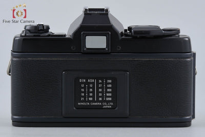【中古】MINOLTA ミノルタ XG-E ブラック + MD ROKKOR 50mm f/1.4