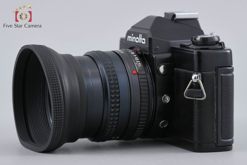 中古】MINOLTA ミノルタ XG-E ブラック + MD ROKKOR 50mm f/1.4 – Five